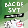 Bac de SVT | Programme 2026