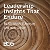 Leadership Insights That Endure