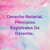 Derecho Notarial, Principios Registrales De Derecho.