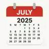 July 2025 Calendar