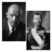Biografías de Nicolás II y Lenin