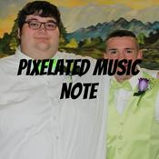 Pixelated Music Note